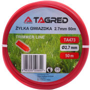 Żyłka tnąca do kosy spalinowej, podkaszarki, gwiazdka 2,7mm x 50m