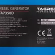 Agregat prądotwórczy TAGRED Diesel 7350W 10KM AVR ATS - 5