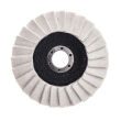 Filc tarcza filcowa do polerowania metalu, wachlarzowa, lamelkowa 125x22.2 mm - 7