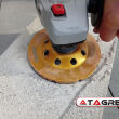 Tarcza garnkowa turbo diamentowa 125mm 125x22,3mm do szlifowania betonu, kamienia - 4