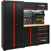 Meble garażowe, warsztatowe TAGRED TA1947 regał 200cm, moduły do warsztatu, garażu, LED