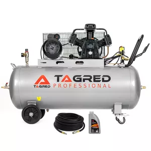 Kompresor olejowy, sprężarka TAGRED 200L 230V 3 tłoki, Separator