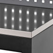 Meble garażowe, warsztatowe TAGRED TA195A regał szafka do warsztatu garażu 260 cm akcesoria, LED, blat stal INOX 3D - 7