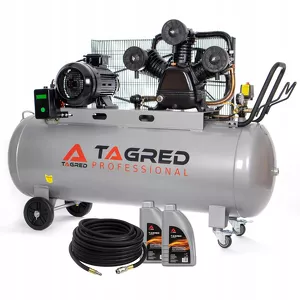 Kompresor olejowy, sprężarka TAGRED Heavy Duty 300L 3 tłoki 400V TA330