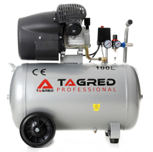 Kompresor dwutłokowy 100L, olejowy TAGRED TA361 3500W 230V, separator