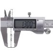 Suwmiarka elektroniczna ze stali nierdzewnej, wyświetlacz LCD 0-150 mm + Etui - 17
