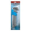 Klucze imbusowe HEX TORX SECURITY T10-T50mm,  9-szt. - 3