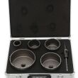 Otwornice do betonu SDS Plus zestaw 7szt., koronki, adapter - 3