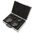 Otwornice do betonu SDS Plus zestaw 7szt., koronki, adapter - 4