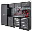 Meble garażowe, warsztatowe TAGRED regał 260cm szafka do warsztatu garażu, blat INOX 3D - 6