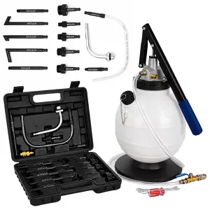 Pompa do wymiany oleju w skrzyni automatycznej 7,5L adaptery 15 szt.