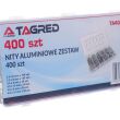 Nity aluminiowe zrywalne, zestaw 400 szt. - 2