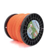 Żyłka tnąca do kosy spalinowej, wykaszarki, skręcana, karbowana 2,7 mm x 100 m, duża szpula, mocna - 3