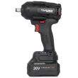 Klucz udarowy akumulatorowy, bezszczotkowy TAGRED TA8023, 2 akumulatory 20V 4+2Ah 1000Nm do kół 1/2'' - 8