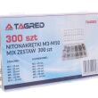 Nitonakrętki stalowe, aluminiowe M3 M4 M5 M6 M8 M10 300 szt. - 2