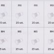 Nitonakrętki stalowe, aluminiowe M3 M4 M5 M6 M8 M10 300 szt. - 4