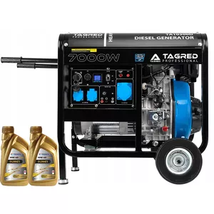 Agregat prądotwórczy Diesel TAGRED 7000W 3x230V gniazdo 32A, ATS, AVR, 2 olej