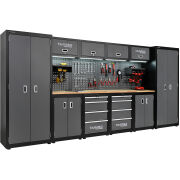 Meble garażowe, warsztatowe TAGRED regał, moduły do warsztatu garażu 400 cm