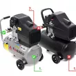 Kompresor olejowy, sprężarka powietrza TAGRED 24L 9 Bar 300L/min. - 11