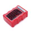 Zestaw bitów udarowych TAGRED CrV, bity udarowe TORX, PZ1, HEX3, TX 32-el - 6