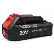 Akumulator, bateria do elektronarzędzi, klucza udarowego 20V 2Ah Li-Ion LED powerbank USB-C
