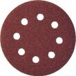 Krążek ścierny na rzep z otworami odpylającymi, papier ścierny gr. 40 125mm 50szt. - 2