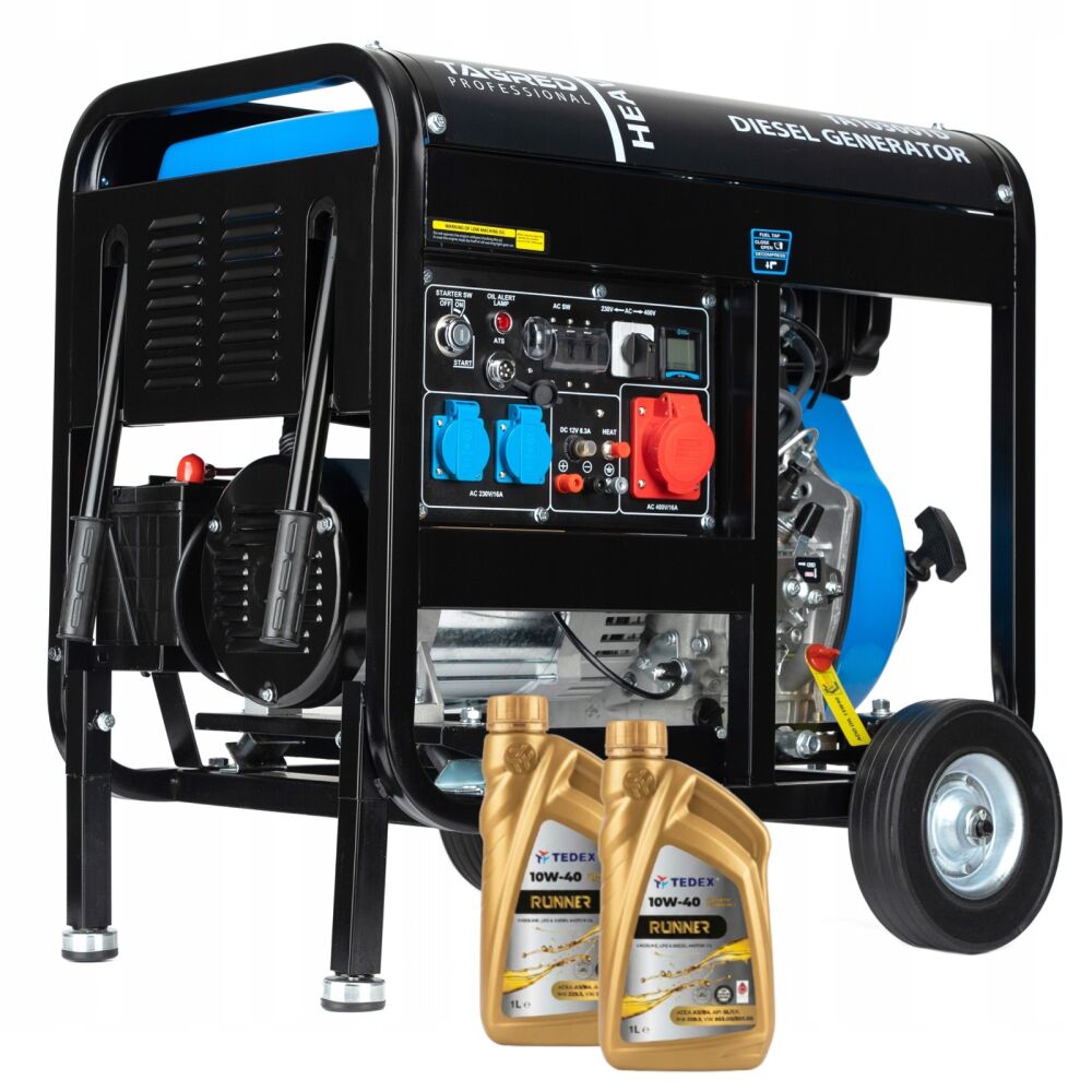 Agregat prądotwórczy Diesel TAGRED 7000W 230/400V 14KM AVR