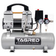 Kompresor dwutłokowy bezolejowy, 9L TAGRED TA327 1100W - 2