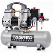 Kompresor dwutłokowy bezolejowy, 9L TAGRED TA327 1100W - 3