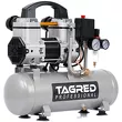 Kompresor bezolejowy dwutłokowy, sprężarka 9L TAGRED 1100W 8 BAR - 3