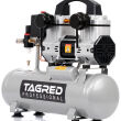 Kompresor bezolejowy dwutłokowy, sprężarka 9L TAGRED 800W 8 BAR - 4