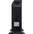 Grzejnik elektryczny konwektorowy z termostatem, nawiew TURBO, moc 2000W, czarny - 10