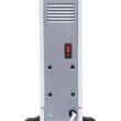 Grzejnik konwektorowy elektryczny 2000W, pilot, timer LCD, biały - 9