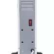 Grzejnik konwektorowy elektryczny 2000W, pilot, timer LCD, biały - 9