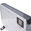 Grzejnik konwektorowy elektryczny 2000W, pilot, timer LCD, biały - 10