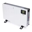 Grzejnik konwektorowy elektryczny 2000W, pilot, timer LCD, biały - 15
