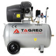 Kompresor olejowy, gratis klucz udarowy TAGRED 3500W 100L 230V 2 tłoki, separator olej - 2