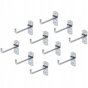 Akcesoria do mebli warsztatowych, tablicy narzędziowej zawieszki, haczyki 10-el.