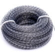 Żyłka tnąca do kosy spalinowej, podkaszarki, skręcana, kwadrat 2,4 mm x 50 m, szara, wzmocniona - 3
