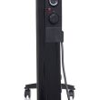 Grzejnik elektryczny konwektorowy z termostatem, moc 1500W, czarny - 9