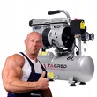 Kompresor bezolejowy dwutłokowy, sprężarka 6L TAGRED 550W R2 - 7