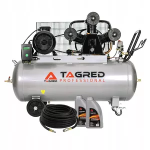 Kompresor 3-tłokowy olejowy TAGRED 200L HEAVY DUTY 400V