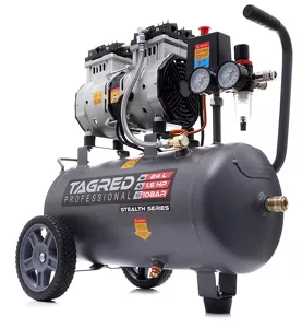Kompresor bezolejowy dwutłokowy, sprężarka powietrza 24L TAGRED 1750W R2