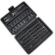 Bity, wkrętaki torx, zestaw bitów 100 el.